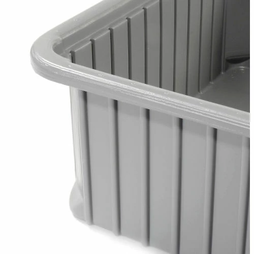 Promo โค๏ธ Dandux Dividable Stackable Plastic Box 50P0114050 - 22-1/2"L x 17-1/2"W x 5"H, Gray ๐ 8 Promo โค๏ธ Dandux Dividable Stackable Plastic Box 50P0114050 - 22-1/2"L x 17-1/2"W x 5"H, Gray ๐ - Image 8