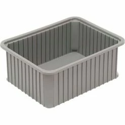 Top 10 👍 Dandux Dividable Stackable Plastic Box 50P0114090 - 22-1/2"L x 17-1/2"W x 9"H, Gray 🧨