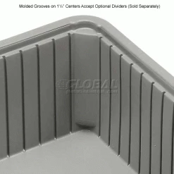 Top 10 ๐ Dandux Dividable Stackable Plastic Box 50P0114090 - 22-1/2"L x 17-1/2"W x 9"H, Gray ๐งจ 25 Top 10 ๐ Dandux Dividable Stackable Plastic Box 50P0114090 - 22-1/2"L x 17-1/2"W x 9"H, Gray ๐งจ -Containers shop 772046 3wco