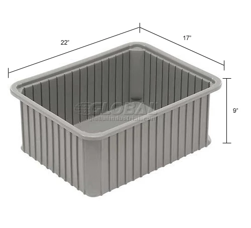 Top 10 ๐ Dandux Dividable Stackable Plastic Box 50P0114090 - 22-1/2"L x 17-1/2"W x 9"H, Gray ๐งจ 13 Top 10 ๐ Dandux Dividable Stackable Plastic Box 50P0114090 - 22-1/2"L x 17-1/2"W x 9"H, Gray ๐งจ - Image 13