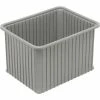 Outlet 😉 Dandux Dividable Stackable Plastic Box 50P0114140 - 22-1/2"L x 17-1/2"W x 14"H, Gray 🎉