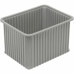 Outlet 😉 Dandux Dividable Stackable Plastic Box 50P0114140 - 22-1/2"L x 17-1/2"W x 14"H, Gray 🎉