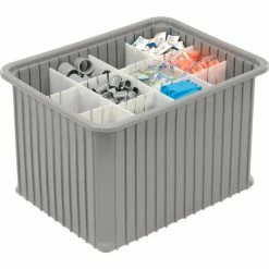 Outlet ๐ Dandux Dividable Stackable Plastic Box 50P0114140 - 22-1/2"L x 17-1/2"W x 14"H, Gray ๐ 19 Outlet ๐ Dandux Dividable Stackable Plastic Box 50P0114140 - 22-1/2"L x 17-1/2"W x 14"H, Gray ๐ -Containers shop 772054 04