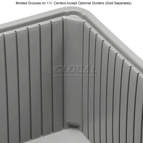 Outlet ๐ Dandux Dividable Stackable Plastic Box 50P0114140 - 22-1/2"L x 17-1/2"W x 14"H, Gray ๐ 11 Outlet ๐ Dandux Dividable Stackable Plastic Box 50P0114140 - 22-1/2"L x 17-1/2"W x 14"H, Gray ๐ - Image 11