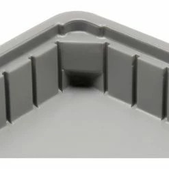 Coupon 😉 Dandux Dividable Stackable Plastic Box 50P0224024 - 24"L x 11"W x 2-1/2"H, Gray 🥰 -Containers shop 772055 08