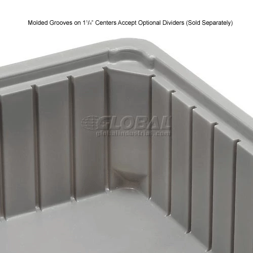 Best Pirce 👏 Dandux Dividable Stackable Plastic Box 50P0224050 - 24"L x 11"W x 5"H, Gray 🔥 12 Best Pirce 👏 Dandux Dividable Stackable Plastic Box 50P0224050 - 24"L x 11"W x 5"H, Gray 🔥 - Image 12