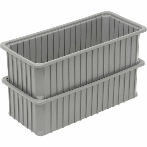 Buy ๐งจ Dandux Dividable Stackable Plastic Box 50P0224070 - 24"L x 11"W x 7"H, Gray ๐ 2 Buy ๐งจ Dandux Dividable Stackable Plastic Box 50P0224070 - 24"L x 11"W x 7"H, Gray ๐ - Image 2