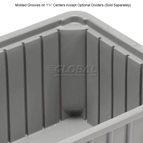 Buy ๐งจ Dandux Dividable Stackable Plastic Box 50P0224070 - 24"L x 11"W x 7"H, Gray ๐ 12 Buy ๐งจ Dandux Dividable Stackable Plastic Box 50P0224070 - 24"L x 11"W x 7"H, Gray ๐ - Image 12