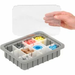 Flash Sale ๐ฅฐ Dandux Insert Cover 50B0110LI for Dividable Grid Stackable Box, 11"L x 8"W, Clear - Pkg Qty 6 โ๏ธ