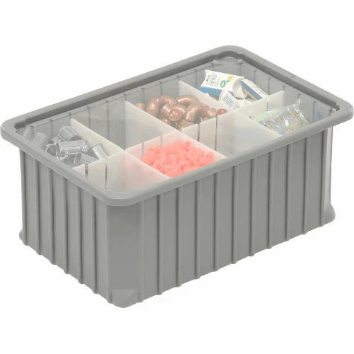 Promo 🎁 Dandux Insert Cover 50B0112LI for Dividable Grid Stackable Box, 16"L x 11"W, Clear - Pkg Qty 6 🎁 2 Promo 🎁 Dandux Insert Cover 50B0112LI for Dividable Grid Stackable Box, 16"L x 11"W, Clear - Pkg Qty 6 🎁 - Image 2