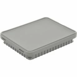 Coupon 💯 Dandux Snap-On Cover 50P0114NN for Dividable Grid Stackable Box, 22"L x 17"W, Gray - Pkg Qty 6 😉 -Containers shop 772084 05