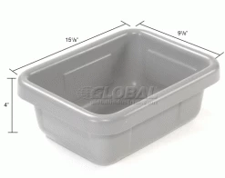 Outlet 😍 Dandux Tote Box without Lid 50P1610040 - 16-1/2"L x 10-3/4"W x 4"H 🔔 23 Outlet 😍 Dandux Tote Box without Lid 50P1610040 - 16-1/2"L x 10-3/4"W x 4"H 🔔 -Containers shop 772308 dim