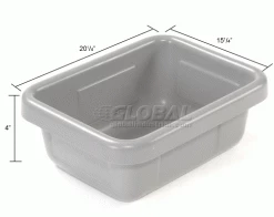 Budget 🎁 Dandux Tote Box without Lid 50P2116040 - 21-5/8 x 16-5/8 x 4 👏 23 Budget 🎁 Dandux Tote Box without Lid 50P2116040 - 21-5/8 x 16-5/8 x 4 👏 -Containers shop 772316 dim