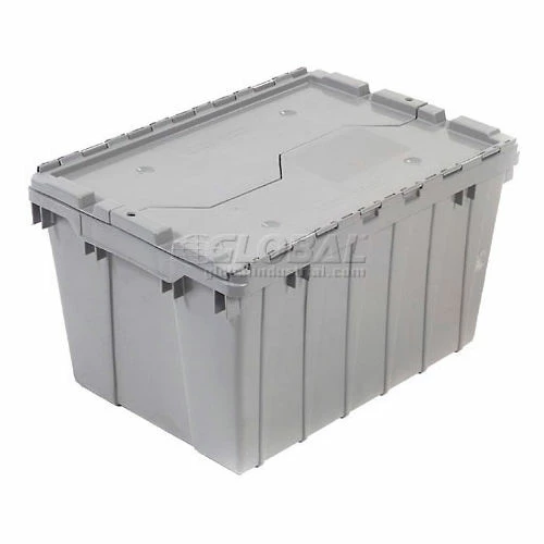Outlet 👍 Akro-Mils Attached Lid Container 39085GREY - 21-1/2"L x 15"W x 9"H - Pkg Qty 6 🌟 7 Outlet 👍 Akro-Mils Attached Lid Container 39085GREY - 21-1/2"L x 15"W x 9"H - Pkg Qty 6 🌟 - Image 7