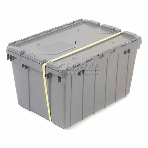 Outlet 👍 Akro-Mils Attached Lid Container 39085GREY - 21-1/2"L x 15"W x 9"H - Pkg Qty 6 🌟 3 Outlet 👍 Akro-Mils Attached Lid Container 39085GREY - 21-1/2"L x 15"W x 9"H - Pkg Qty 6 🌟 - Image 3