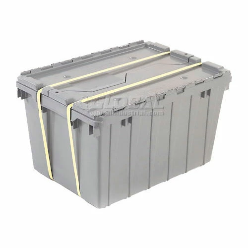 Outlet 👍 Akro-Mils Attached Lid Container 39085GREY - 21-1/2"L x 15"W x 9"H - Pkg Qty 6 🌟 6 Outlet 👍 Akro-Mils Attached Lid Container 39085GREY - 21-1/2"L x 15"W x 9"H - Pkg Qty 6 🌟 - Image 6