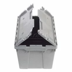 Best Pirce ✔️ Akro-Mils Attached Lid Container 39170GREY - 21-1/2"L x 15'W x 17"H - Pkg Qty 3 ✔️ 36 Best Pirce ✔️ Akro-Mils Attached Lid Container 39170GREY - 21-1/2"L x 15'W x 17"H - Pkg Qty 3 ✔️ -Containers shop 772331 38 2