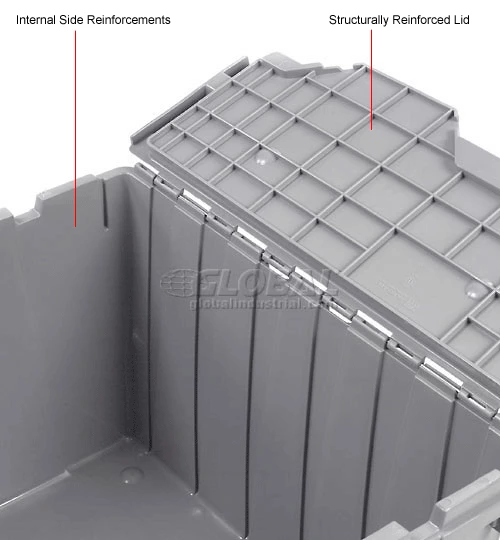 Best Pirce ✔️ Akro-Mils Attached Lid Container 39170GREY - 21-1/2"L x 15'W x 17"H - Pkg Qty 3 ✔️ 19 Best Pirce ✔️ Akro-Mils Attached Lid Container 39170GREY - 21-1/2"L x 15'W x 17"H - Pkg Qty 3 ✔️ - Image 19