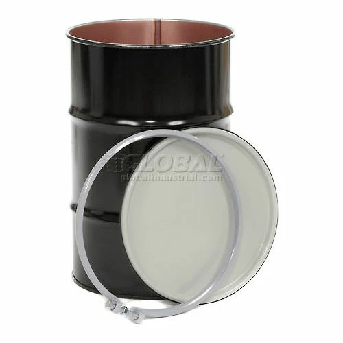 Flash Sale 🛒 Global Industrial Carbon Steel Drum 55 Gallon Open Head with Epoxy Phenolic Lining 👏 3 Flash Sale 🛒 Global Industrial Carbon Steel Drum 55 Gallon Open Head with Epoxy Phenolic Lining 👏 - Image 3