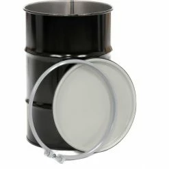 Best Pirce ❤️ Global Industrial™ Carbon Steel Drum 30 Gallon Open Head ✔️ -Containers shop 795275 01 1