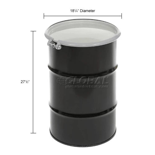 Discount 🛒 Global Industrial Carbon Steel Drum 30 Gallon Open Head with Epoxy Phenolic Lining 😍 12 Discount 🛒 Global Industrial Carbon Steel Drum 30 Gallon Open Head with Epoxy Phenolic Lining 😍 - Image 12