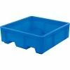 Budget ⭐ Dandux Forkliftable Single Wall Skid Bulk Container 512177 - 62" x 62" x 21", Blue 🤩