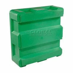 Discount 🛒 Dandux Forkliftable Single Wall Skid Bulk Container 51-2141GREEN - 48" x 48" x 17-1/2", Green 👍 -Containers shop 809110GN 04