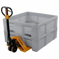 New 🎉 Dandux Forkliftable Single Wall Skid Bulk Container 512165A - 36" x 19-1/2" x 17-1/2", Gray 😀 -Containers shop 809110GY 06 1