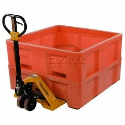 Cheap 🥰 Dandux Forkliftable Single Wall Skid Bulk Container 512167R - 36" x 19-1/2" x 23-1/2", Red ✨ -Containers shop 809110RD 06