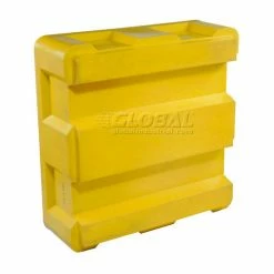 Best Pirce 🧨 Dandux Forkliftable Single Wall Skid Bulk Container 512165Y - 36" x 20" x 17-1/2", Yellow 🎉 -Containers shop 809110YL 04