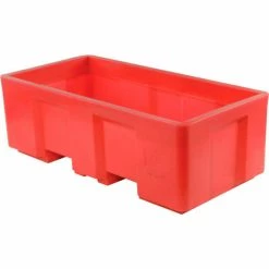 Coupon ๐ Dandux Forkliftable Single Wall Skid Bulk Container 51-2175RD - 62" x 31" x 21", Red ๐