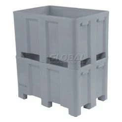 Flash Sale โจ Dandux Forkliftable Double Wall Skid Bulk Container 51-2120A - 36" x 26" x 22", Gray ๐ 17 Flash Sale โจ Dandux Forkliftable Double Wall Skid Bulk Container 51-2120A - 36" x 26" x 22", Gray ๐ -Containers shop 809118GY 05