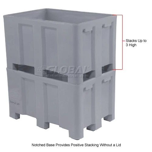 Flash Sale โจ Dandux Forkliftable Double Wall Skid Bulk Container 51-2120A - 36" x 26" x 22", Gray ๐ 11 Flash Sale โจ Dandux Forkliftable Double Wall Skid Bulk Container 51-2120A - 36" x 26" x 22", Gray ๐ - Image 11