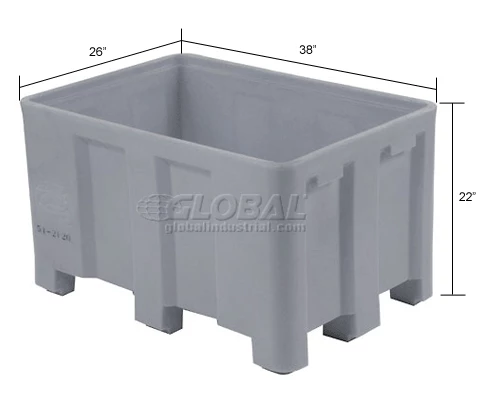 Flash Sale โจ Dandux Forkliftable Double Wall Skid Bulk Container 51-2120A - 36" x 26" x 22", Gray ๐ 13 Flash Sale โจ Dandux Forkliftable Double Wall Skid Bulk Container 51-2120A - 36" x 26" x 22", Gray ๐ - Image 13