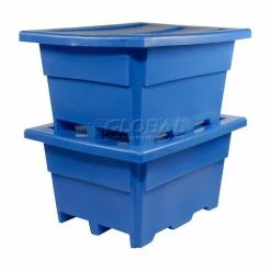 Flash Sale 🥰 Dandux Pallet Container 51-2030U - 52"L x 42"W x 30"H Single Wall, Blue 🤩 -Containers shop 809205BL 05