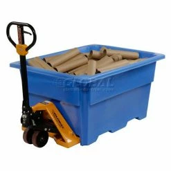 Flash Sale 🥰 Dandux Pallet Container 51-2030U - 52"L x 42"W x 30"H Single Wall, Blue 🤩 -Containers shop 809205BL 10