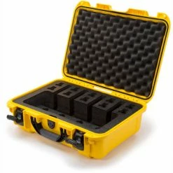 New ๐ฅฐ Nanuk 925 Series Pistol Case w/Foam Insert 925-4UP4 - 4 Pistol Cap 18-11/16" x 14-13/16" x 7" Yellow ๐