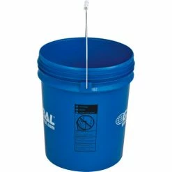 Cheapest 😉 Global Industrial™ 5 Gallon Open Head Plastic Pail with Steel Handle - Blue 🥰 -Containers shop 988980 02