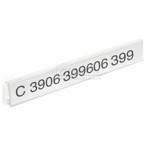 Discount โ๏ธ Aigner Nexel® ABM48C Clear Label Holder 48"W x 1-1/4"H ๐ฏ 2 Discount โ๏ธ Aigner Nexel® ABM48C Clear Label Holder 48"W x 1-1/4"H ๐ฏ - Image 2