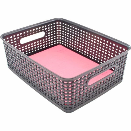 Discount ๐ฏ Advantus® Plastic Weave Bin Medium 40327 - 13-3/4"L x 10-1/2"W x 4-1/2"H Black, 2-Pack - Pkg Qty 2 ๐ 3 Discount ๐ฏ Advantus® Plastic Weave Bin Medium 40327 - 13-3/4"L x 10-1/2"W x 4-1/2"H Black, 2-Pack - Pkg Qty 2 ๐ - Image 3
