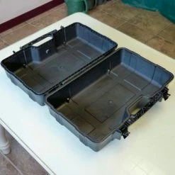 Best reviews of 🔔 Case Design Aerospace Case Foam Filled Layers AES21 Military Case-22"L x 14"W x 9-5/8"H, Black ⭐ -Containers shop AES 21 open 1