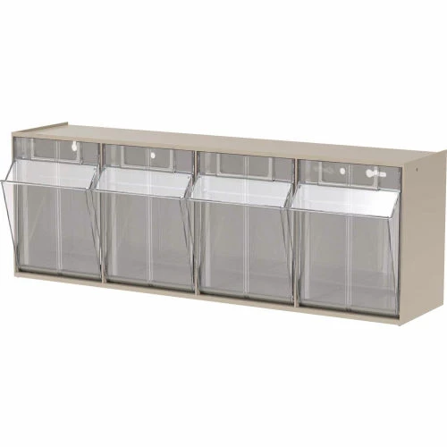 Wholesale 😉 Akro-Mils TiltView™ 4 Bin 06704 - 23-5/8"W x 6-3/4"D x 8-3/16"H 🛒 5 Wholesale 😉 Akro-Mils TiltView™ 4 Bin 06704 - 23-5/8"W x 6-3/4"D x 8-3/16"H 🛒 - Image 5