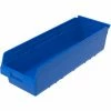 Budget ❤️ Akro-Mils ShelfMax® Plastic Nesting Storage Shelf Bin 30084 - 8-3/8"W x 23-5/8"D x 6"H, Blue - Pkg Qty 6 🌟