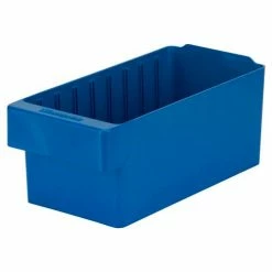 Best Pirce 👍 Akro-Mils Dividable Akrodrawer 31162 - 5-9/16"W x 11-5/8"D x 4-5/8"H, Blue - Pkg Qty 6 🎉