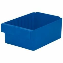 Outlet 💯 Akro-Mils Dividable Akrodrawer 31182 - 8-3/8"W x 11-5/8"D x 4-5/8"H, Blue - Pkg Qty 4 🛒
