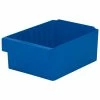 Outlet 🎁 Akro-Mils Dividable Akrodrawer 31188 - 8-3/8W x 17-5/8"D x 4-5/8"H, Blue - Pkg Qty 4 ❤️