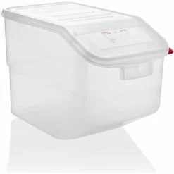 Best deal 😀 Araven Ingredient Bin Full Size 16" Fifo System 13 Gal Translucent - Pkg Qty 4 👍