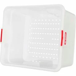 Best Sale ✔️ Araven Perforated Food Box GN 2/1 11 7/9", White - Pkg Qty 2 👏 -Containers shop AV6 04079
