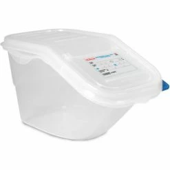 Coupon 😍 Araven 09146-Ingredient Bin W/Lid, Polypropylene, 7.3 Qt., Translucnet - Pkg Qty 6 🥰