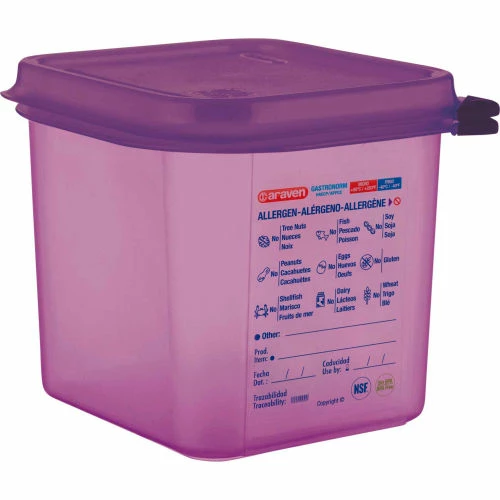 Cheapest ๐ Araven 61390 - Food Container, Anti-Allergen, W/Lid, Polypropylene, 2.7 Qt., 1/6 Size, Purple - Pkg Qty 6 ๐ 1 Cheapest ๐ Araven 61390 - Food Container, Anti-Allergen, W/Lid, Polypropylene, 2.7 Qt., 1/6 Size, Purple - Pkg Qty 6 ๐